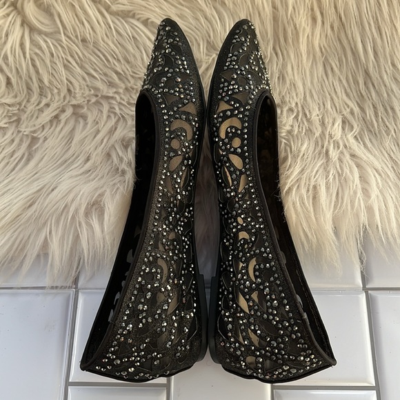 CHARTER CLUB Womens Tonina Black Pointed Toe Slip On Flats Sz 9M nwot - Picture 5 of 16